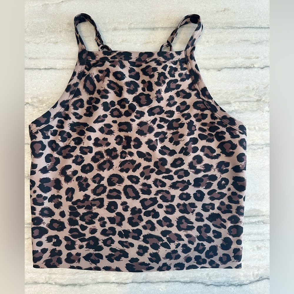 Abercrombie YPB active animal print workout tank